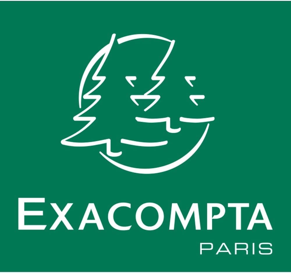 Exacompta 45398D ECOBIN 8er Pack Papierkörbe 15 Liter mit Griffen. Eleganter und robuster Papierkorb