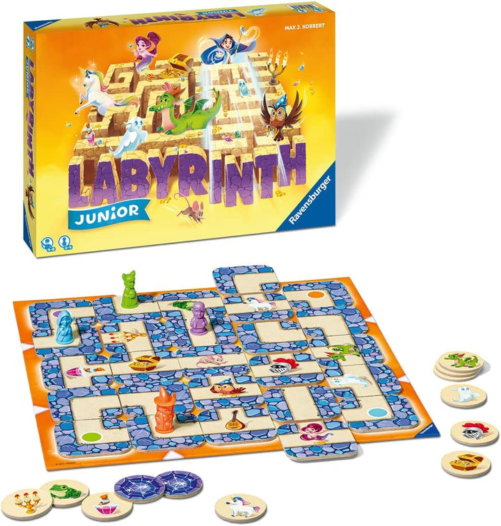Ravensburger Kinderspiel 20847 - Junior Labyrinth - Familienklassiker für die Kleinen, Spiel für Kin