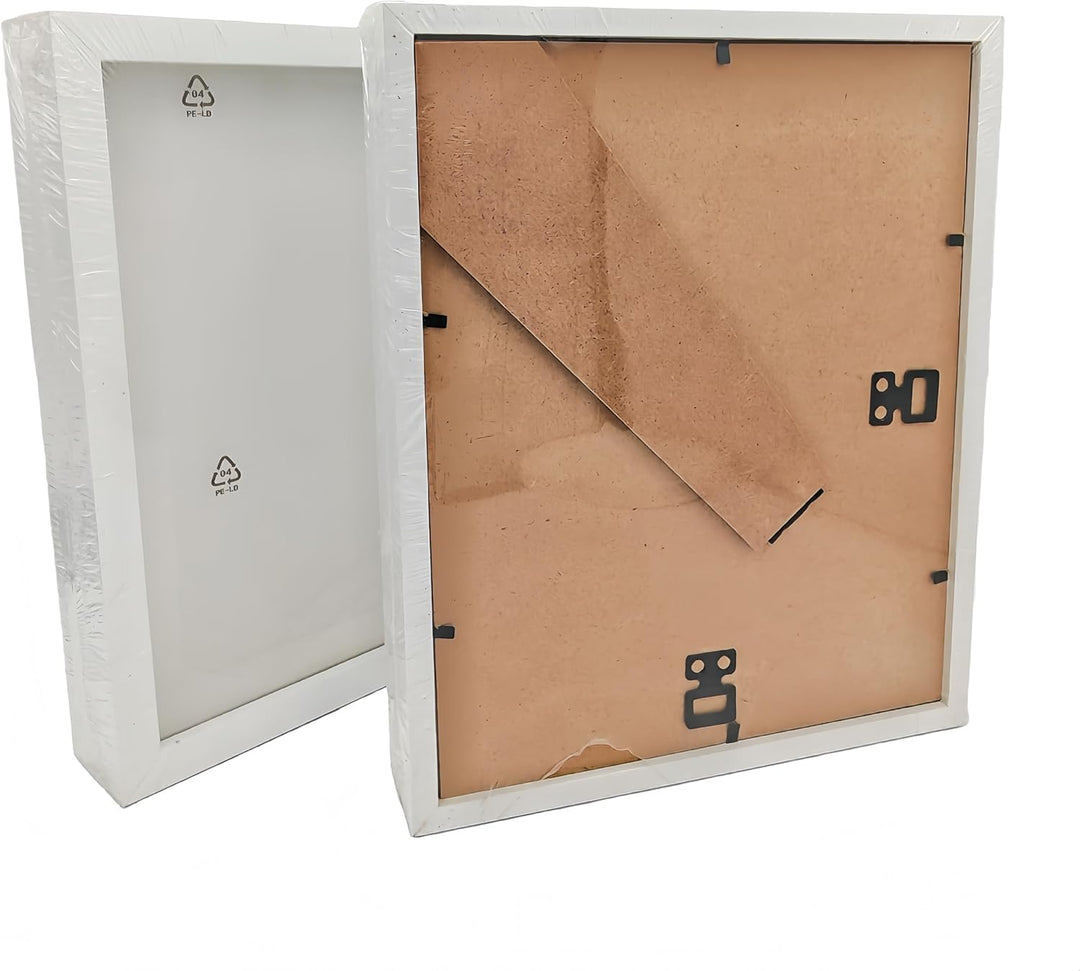 Shadow Box Bilderrahmen mit HD-PET-Platte, hohler Bilderrahmen aus Holz, zum Pressen von Blumen, Mus