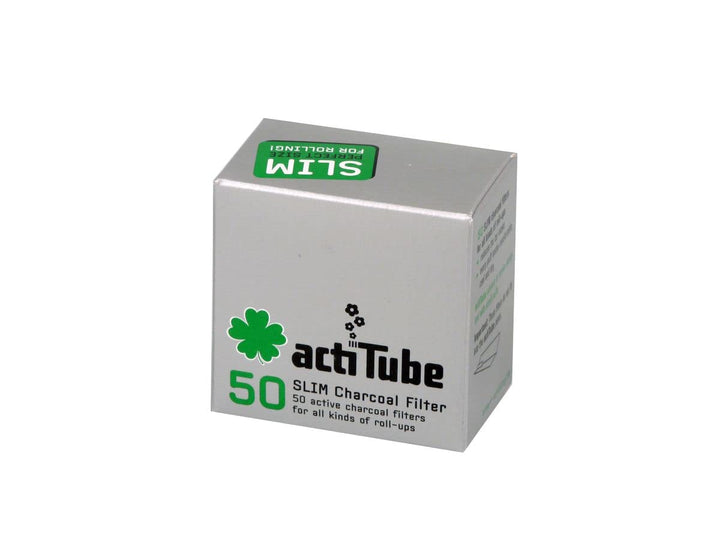 actiTube Slim Aktivkohlefilter 7,1m (4x50) Weltneuheit! Aktivkohle Filter, Silber