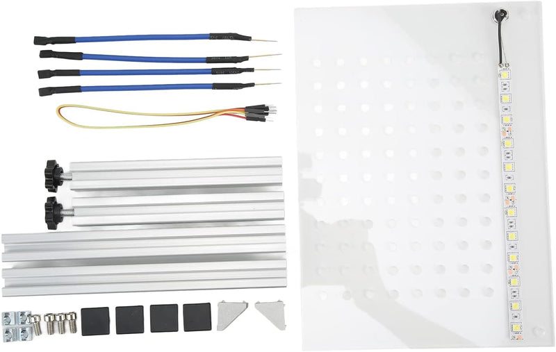 LED-BDM-Rahmenset, Diagnose-BDM-Rahmen, Silberfarbene LED-BDM-Rahmenhalterung Multifunktions-ECU-Pro