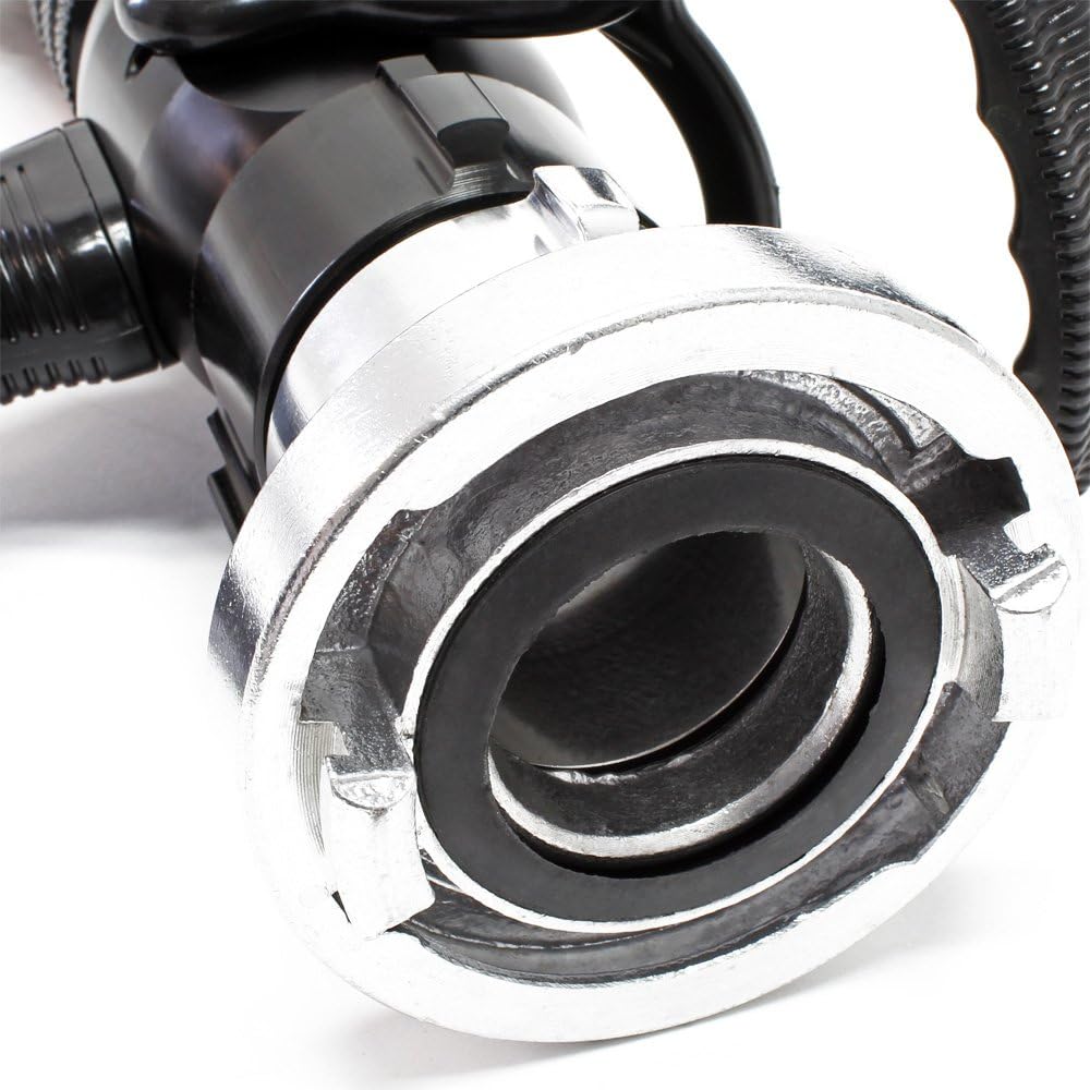 Wiltec Hohlstrahlrohr mit 150/180/300/450/660 l/min, C Storzkupplung und stufenloser Sprühstrahlvers