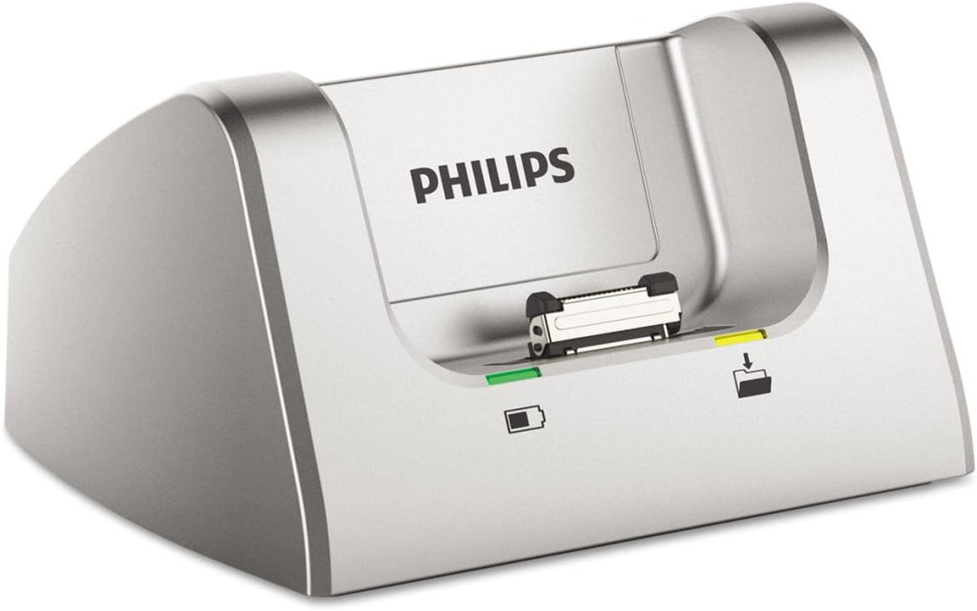 Philips PocketMemo DPM6000 Digitales Diktiergerät, Audiorecorder & ACC8120 Dockingstation für Digita