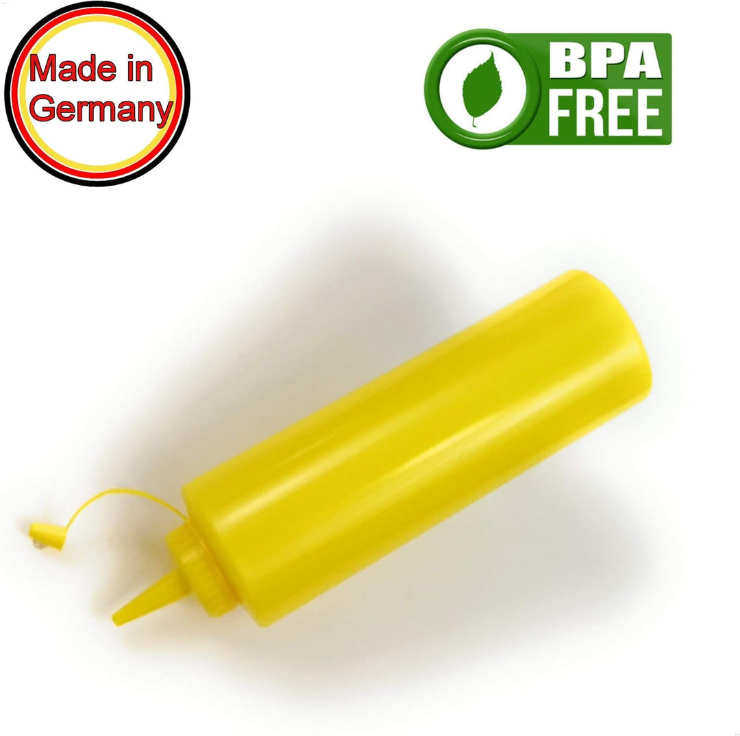 Kerafactum 3 Saucenflasche Quetschflasche 700 ml Spritzflaschen für Küche BBQ Grill Sossen Flasche f