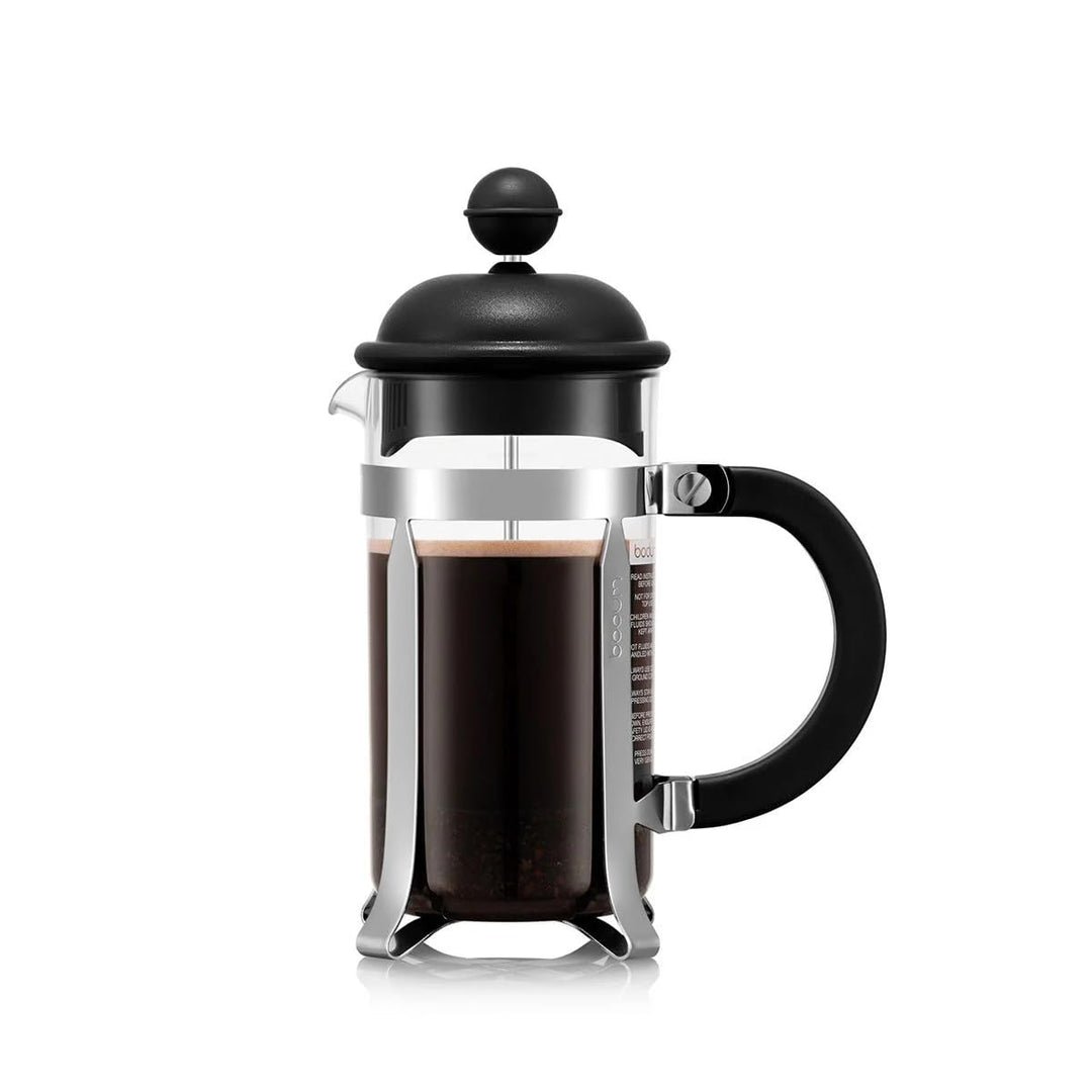 Bodum 1913-01 CAFFETTIERA Kaffeebereiter (French Press System, Permanent Edelstahlfilter, 0,35 liter