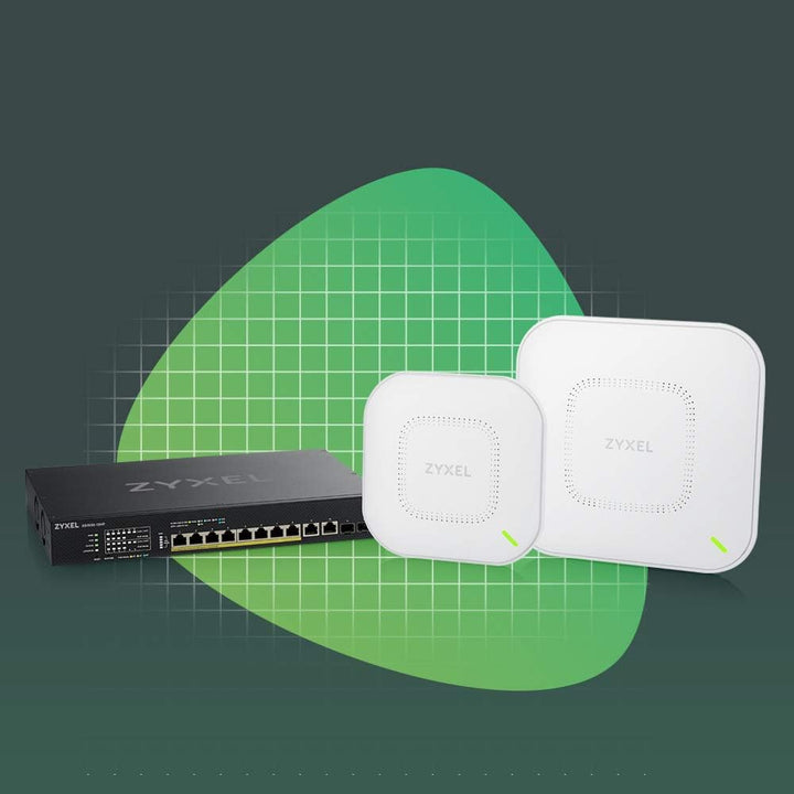 Zyxel NebulaFlex Smart-Managed PoE++ Switch 8 Ports Multi-Gigabit + 2 10G Kupfer- + 2 10G Fiber-Port