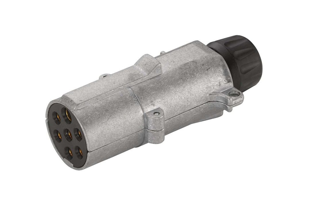 HELLA 8JA 003 831-011 Stecker - 24V - 7-polig - Stecker: Flachstecker - Metall - DIN/ISO: 1185 Steck