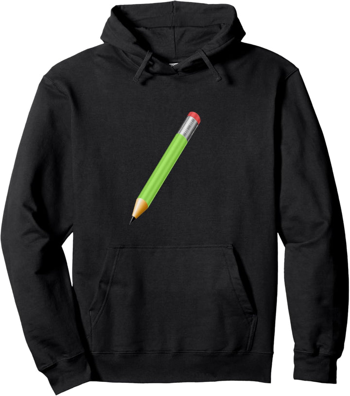 Grüner Bleistift Pullover Hoodie