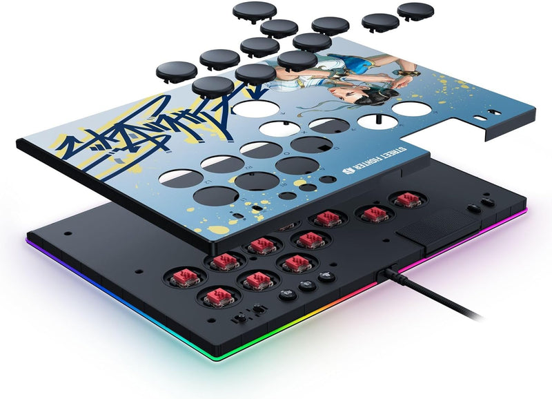 Razer Kitsune - Optischer All-Button-Arcade-Controller für PS5 und PC (Layout mit 4 präzisen Bewegun