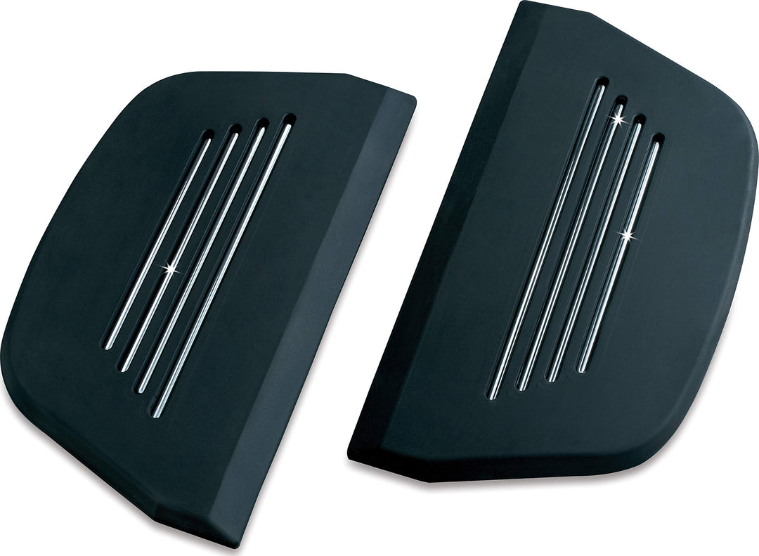 Kuryakyn 7554 Motorrad Fusssteuerungskomponent: Premium Dieleneinsätze für Harley-Davidson Motorräde