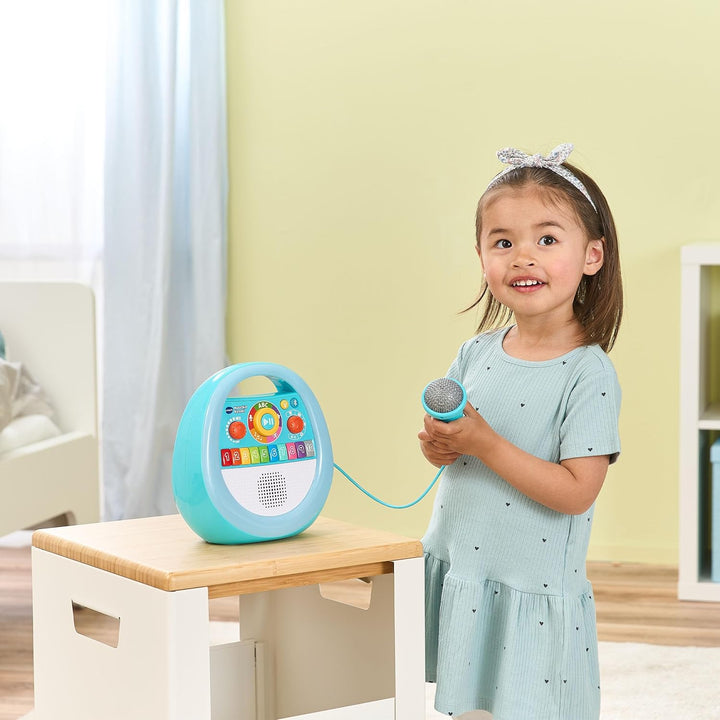 Vtech Baby Mein erster Musik-Player - Karaokespass – Karaoke-Maschine und Mikrofon mit Stimmverzerre