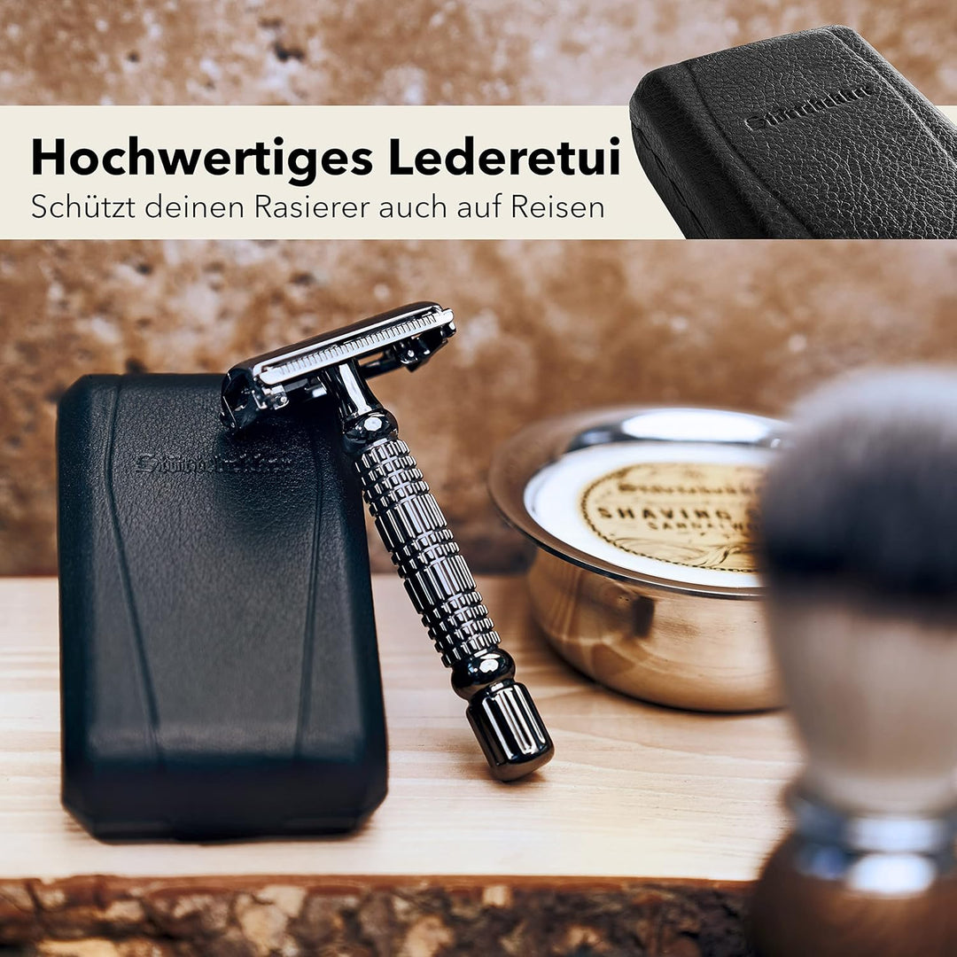 Störtebekker® Gentleman Essential Set - Hochwertiges Rasierset für eine perfekte Rasur - mit Rasierh