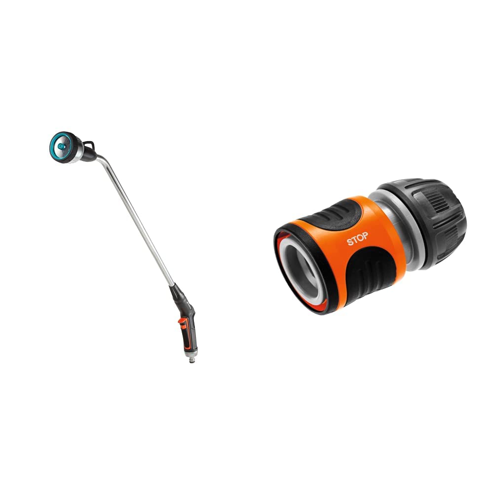 Gardena Premium Giessstab: Robuste Gartenbrause zur Bewässerung und Reinigung, 90 cm lang, 3 Strahla