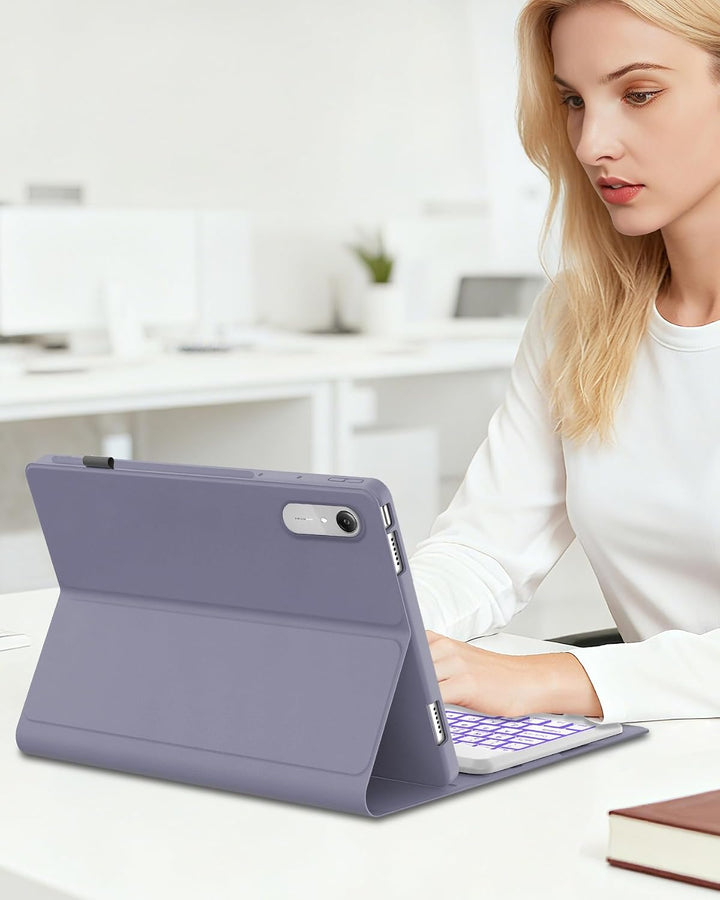 Hülle mit Tastatur für Lenovo Idea Tab Pro Gen 2 13" (2026) TB376FU - Deutsche QWERTZ Tastatur mit 7