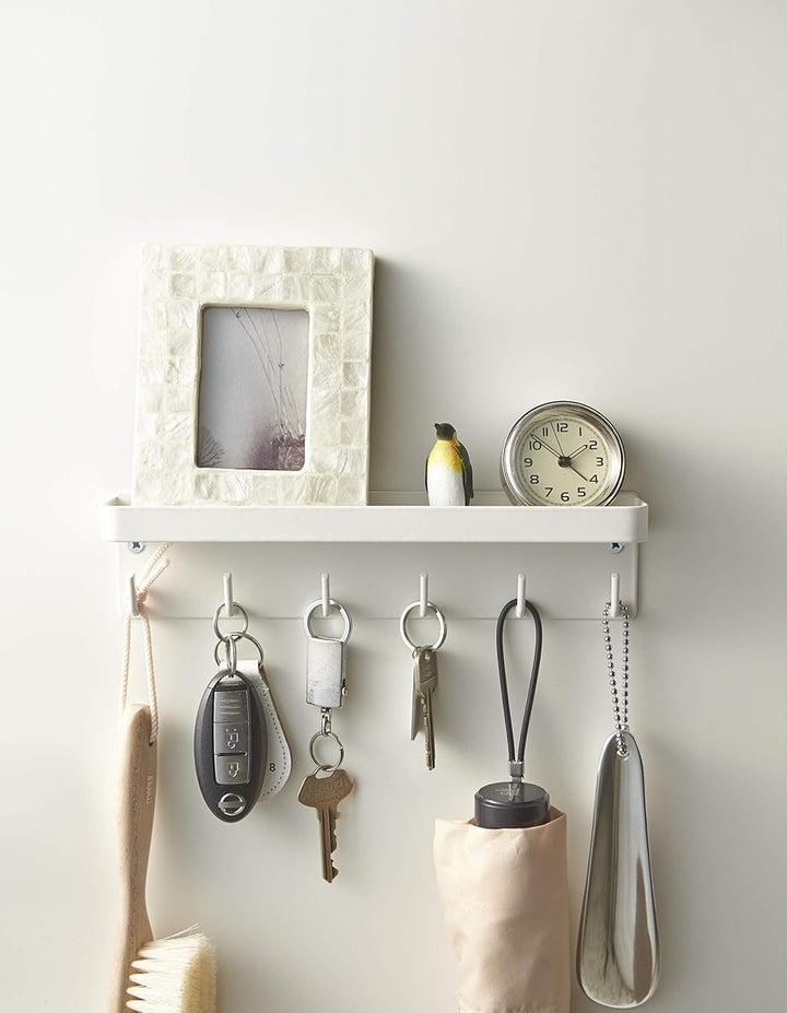 Magnetic key hook with tray - Smart - white Weiss, Weiss