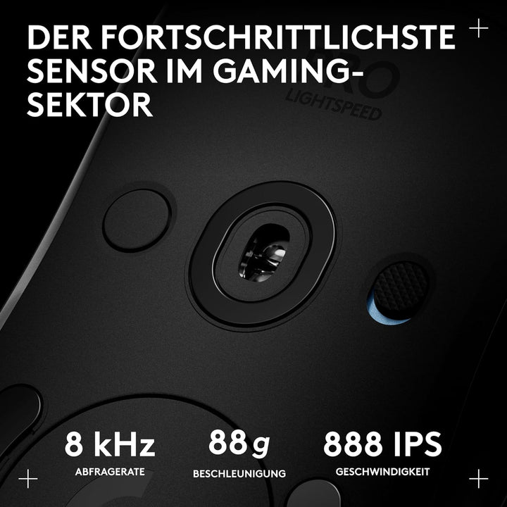 Logitech G PRO 2 LIGHTSPEED kabellose Gaming-Maus Rechts-oder Linkshänder, mit bis zu 4 anpassbaren,