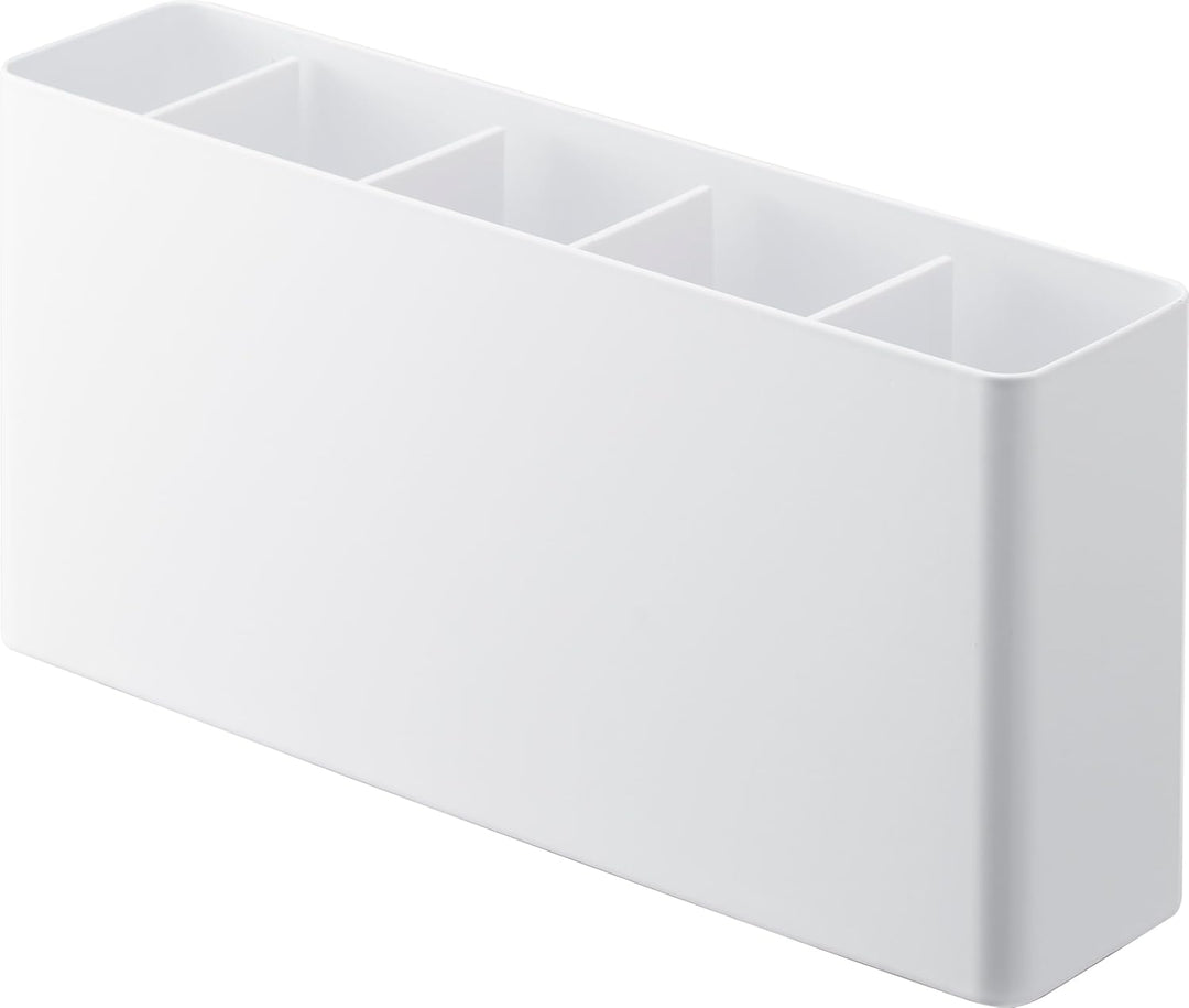 Yamazaki 8146 TOWER Organizer für Küchenzubehör, Stainless Steel, weiss