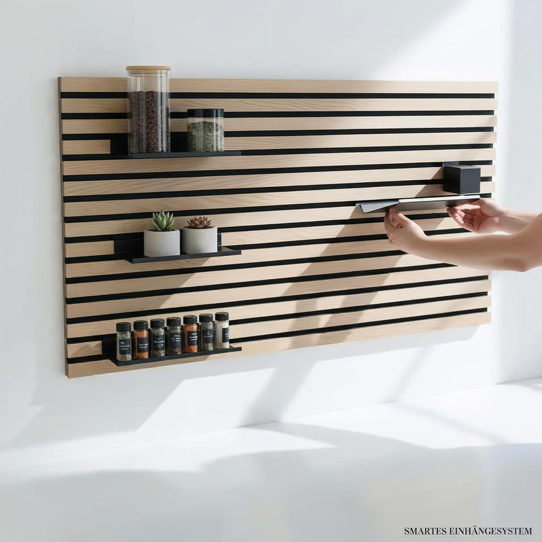 Steinmine - Designmanufaktur Zubehör-Set, Ablagen und Wandbehälter für Wandorganizer & Akustikpaneel