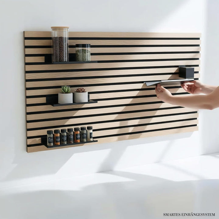 Steinmine - Designmanufaktur Zubehör-Set, Ablagen und Wandbehälter für Wandorganizer & Akustikpaneel