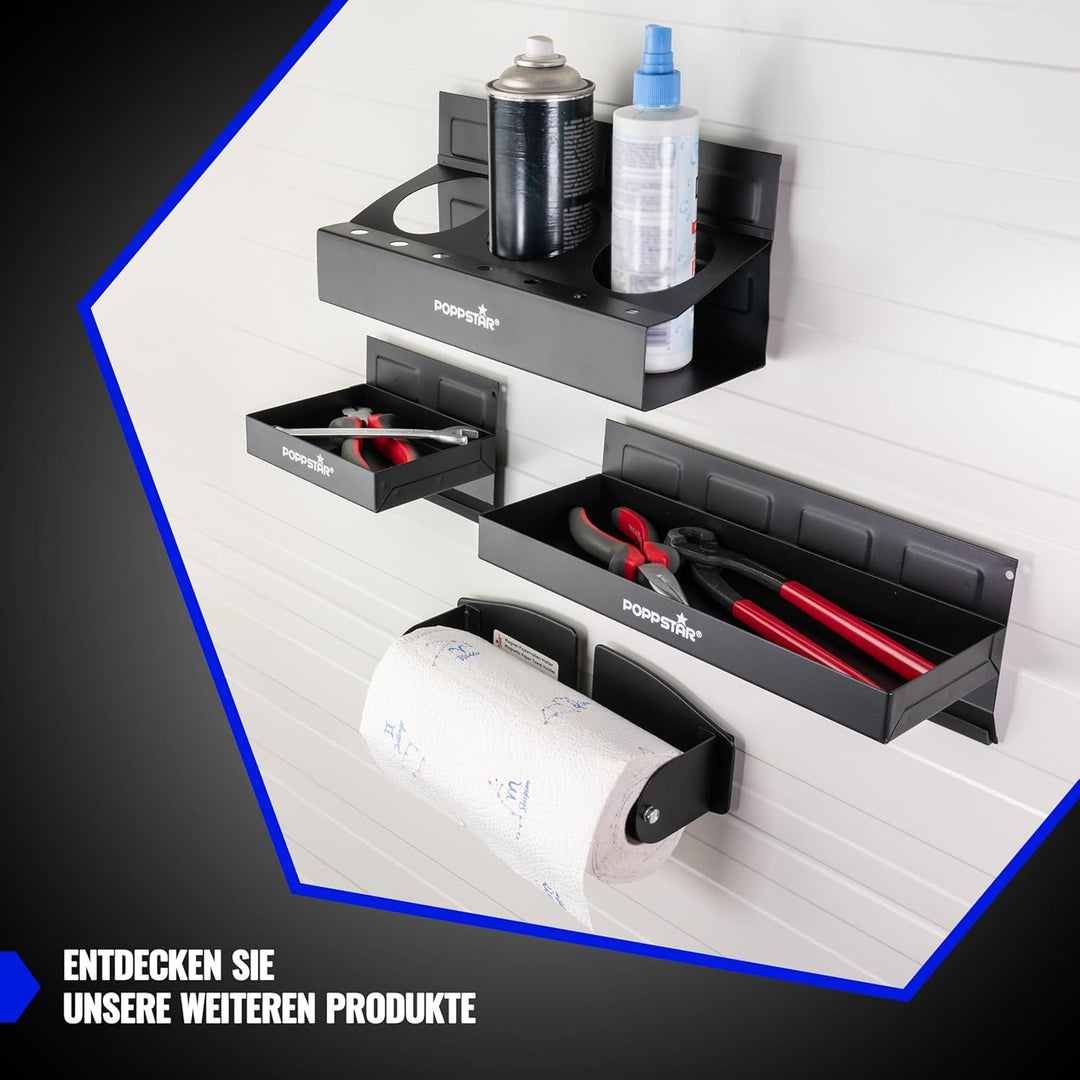 Poppstar 3 Magnetische Ablagen, verschiedene Grössen: 150mm, 210mm, 310mm, Material: Stahl, Farbe: s