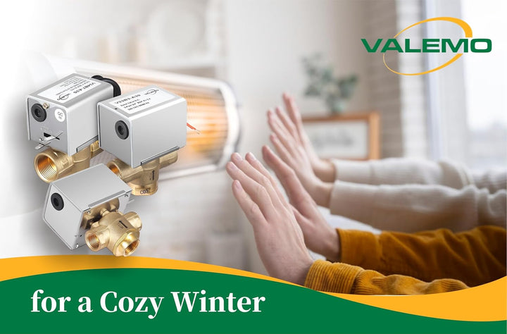 Motorisiertes Ventil 3 Wege Zonenventil 3/4 Zoll DN20 5 Drähte mit Endschalter 220VAC Normalerweise