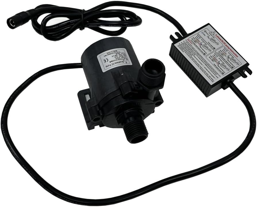 SHYSKY 3Phase 24V Micro Brushless DC Wasserpumpe Solar Wasser Tauchpumpe, DC50E-24150S, 1560LPH, Max