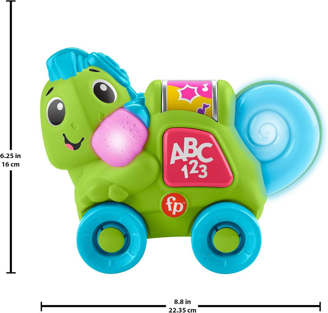 Fisher-Price Link Squad Chamäleon Farbkenner Lernspielzeug mit Musik und Lichtern für Kinder ab 9 Mo