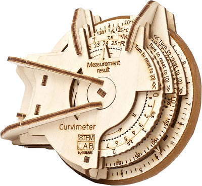 UGEARS STEM Lab 3D Puzzle - STEM Set - Modellbausatz aus Holz - Kreatives STEM Spielzeug mit App - M