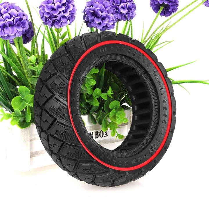 9x3,0-5,5 Vollreifen für Kukirin G2 Pro The New Elektroroller 9 Zoll Ersatzreifen Vollgummireifen Ho