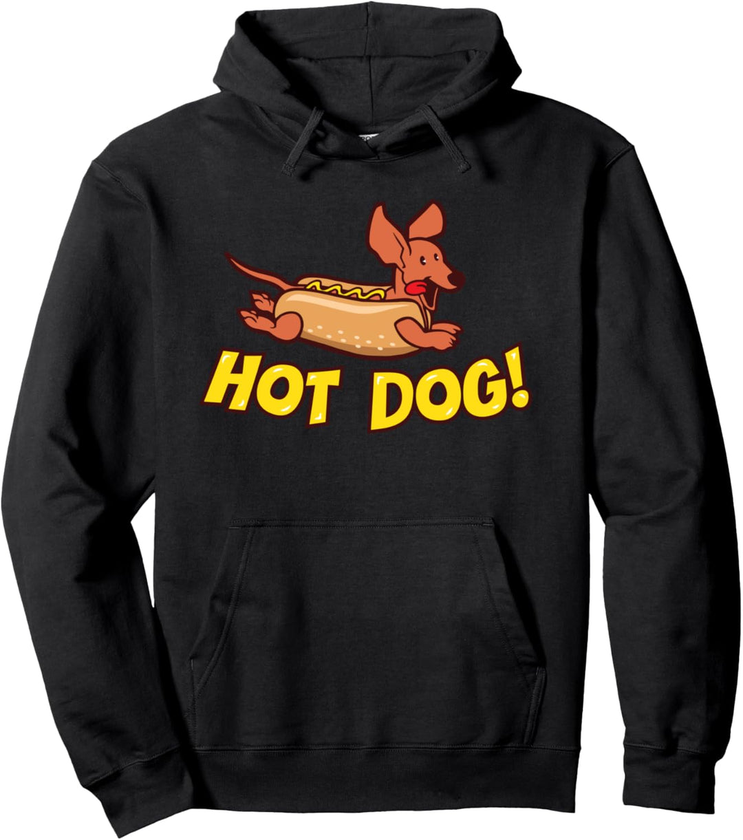Dackel "Hot Dog!" T-Shirt für Männer, Frauen, Jungen und Mädchen Pullover Hoodie