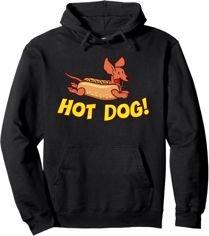 Dackel "Hot Dog!" T-Shirt für Männer, Frauen, Jungen und Mädchen Pullover Hoodie