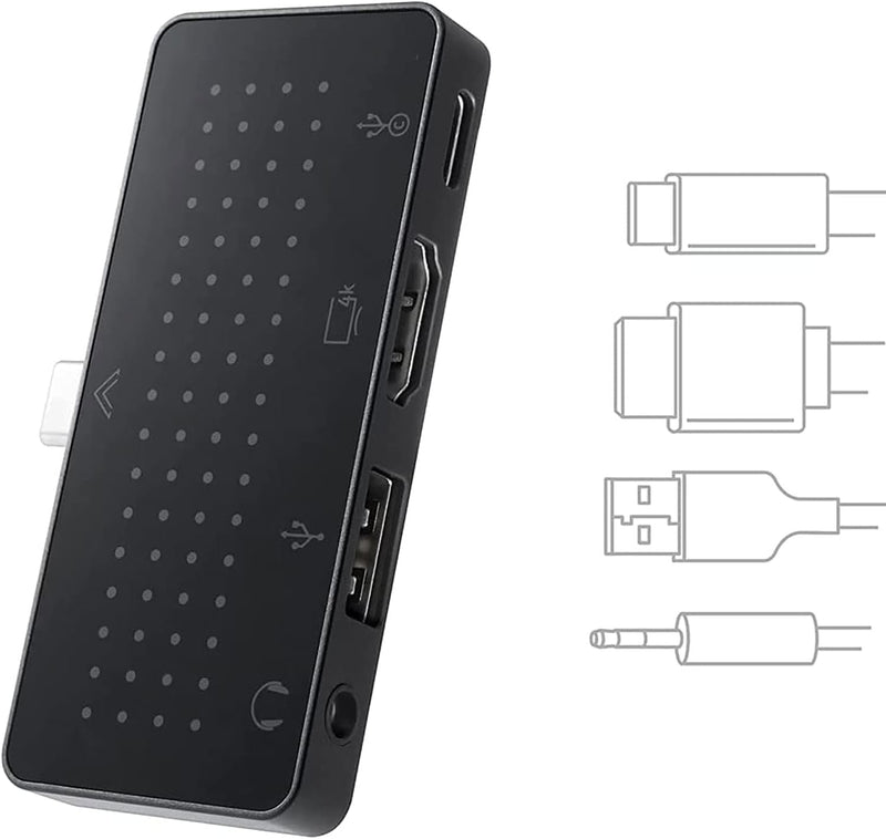 Twelve South StayGo Mini Ultra Slim USB-C Hub für Type C Tablets, Laptops und iPad Pro, Leichter Dat