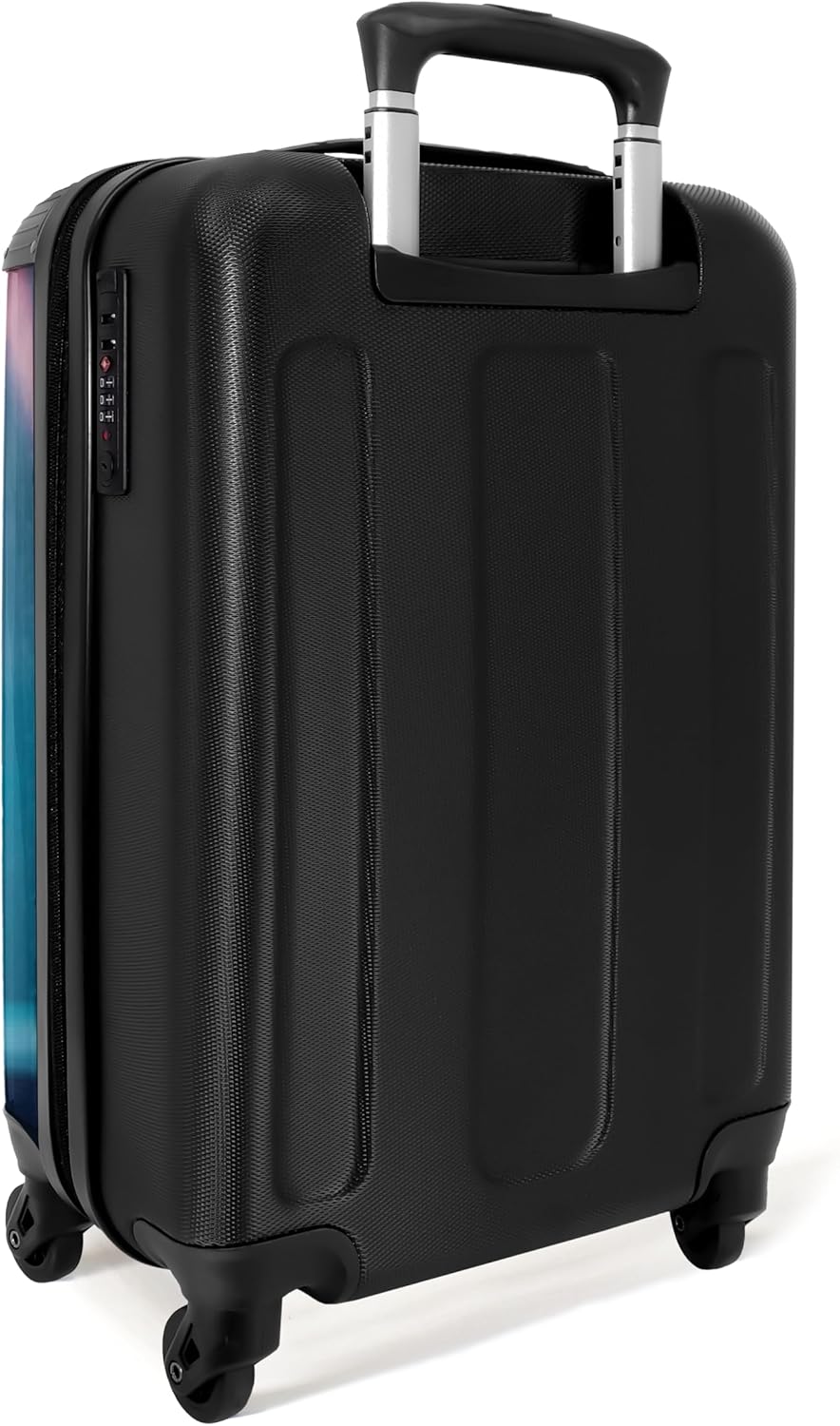 NoBoringSuitcases.com® Koffer Handgepäck Trolley Rollkoffer Kleine Reisekoffer mit 4 Rollen - Kuh -