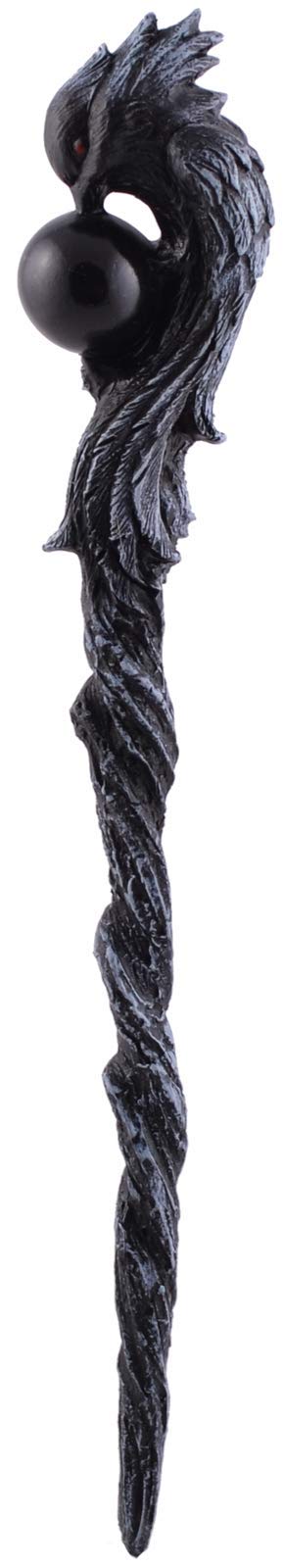 Vogler 837-1184 magischer Zauberstab Black Phönix Magier Merlin Hexen