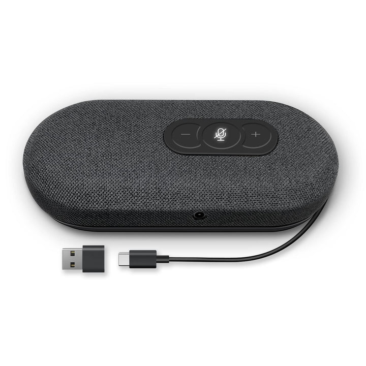 USB Konferenzlautsprecher mit Mikrofon für Home Office-Anrufe, Konferenzmikrofon mit Smarter Stimmfi