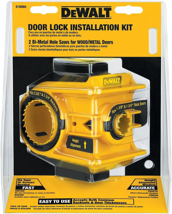 Dewalt D180004 Bi-Metall Türschloss Montage-Set