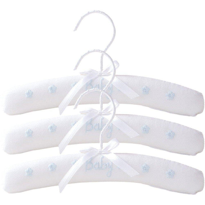 3 Stück Gepolsterte Baby-kleiderbügel, Kinder-kleiderbügel, Schwamm-kleiderbügel, Einfacher Natürlic