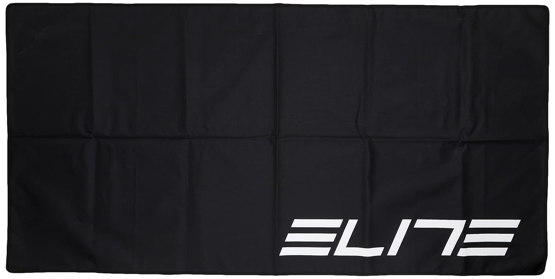 ELITE Folding Mat/Pad for Home Bike Trainers 90x180 cm Schwarz