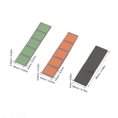 M.2 Kühlkörper Kupfer, NVMe Laptop Kupfer Kühlkörper mit Wärmeleitpad, 2230 2280 NVMe SSD Unterstütz