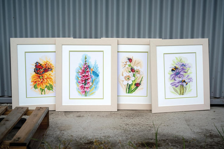 Lanarte PN-0190652 Kreuzstich Set Zählmuster, Baumwolle, mehrfarbig, 22x33cm