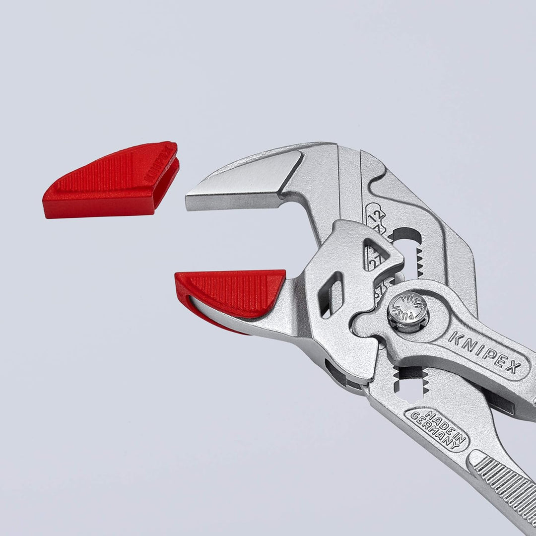 KNIPEX 86 02 250 Zangenschlüssel Zange und Schraubenschlüssel in einem Werkzeug grau atramentiert mi