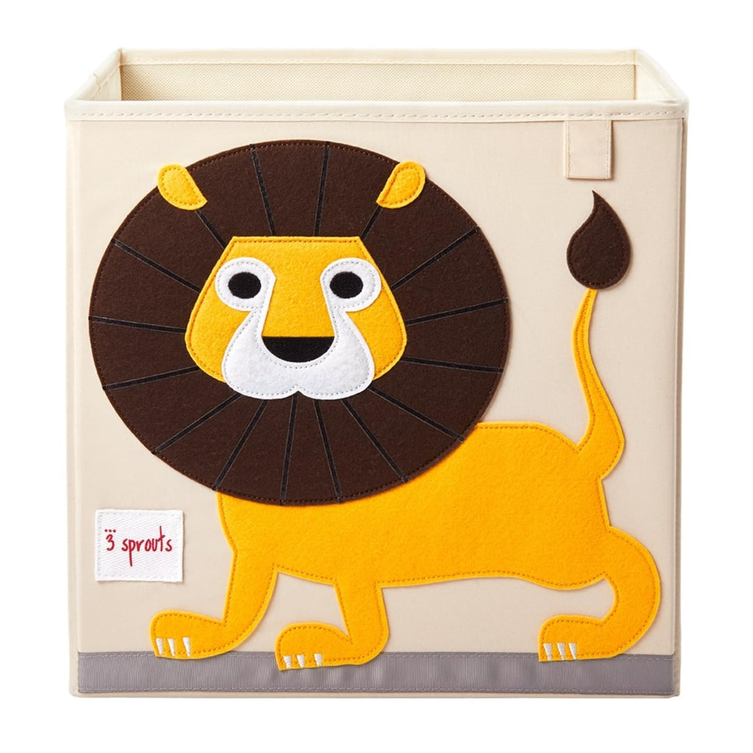 3 Sprouts, Aufbewahrungsbox Kinder mit Deckel, Spielzeugbox für Kallax Regale, Box zur Spielzeugaufb