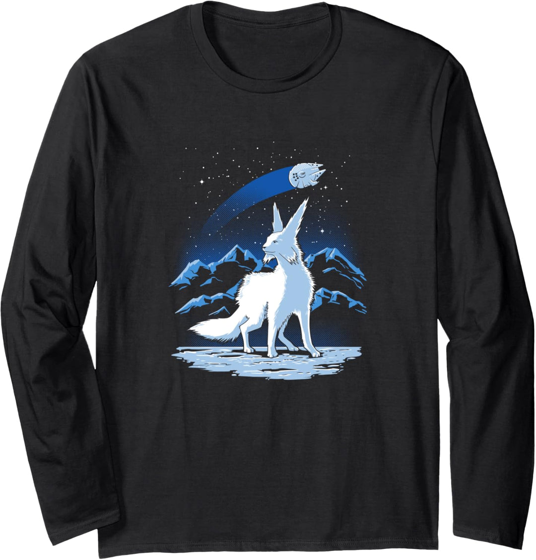 Star Wars Vulptex And Millennium Falcon Langarmshirt