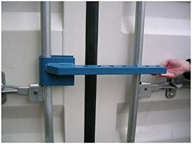 Containerschloss Basis aus gehärtetem Stahl, montagefrei, Diebstahlschutz, inklusive Bügelschloss