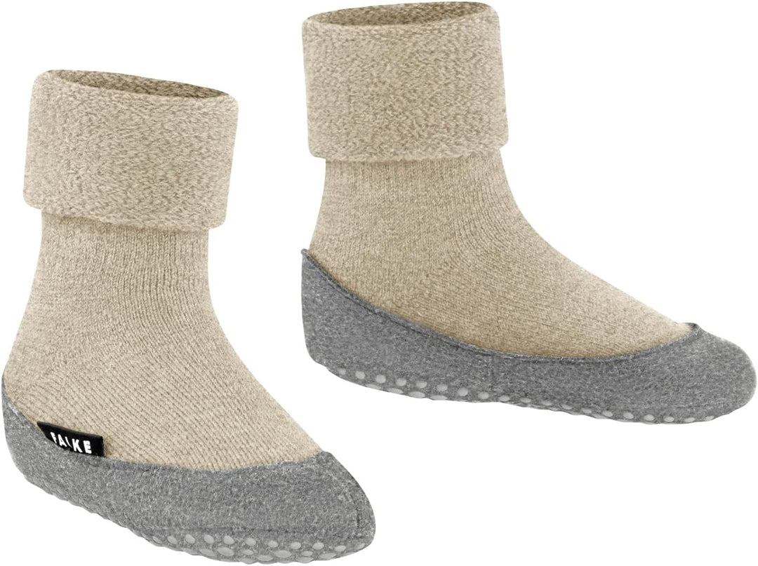 FALKE Unisex Kinder Cosyshoe Haussocken rutschhemmende Noppen auf der Filzsohle komfortabel warm mit