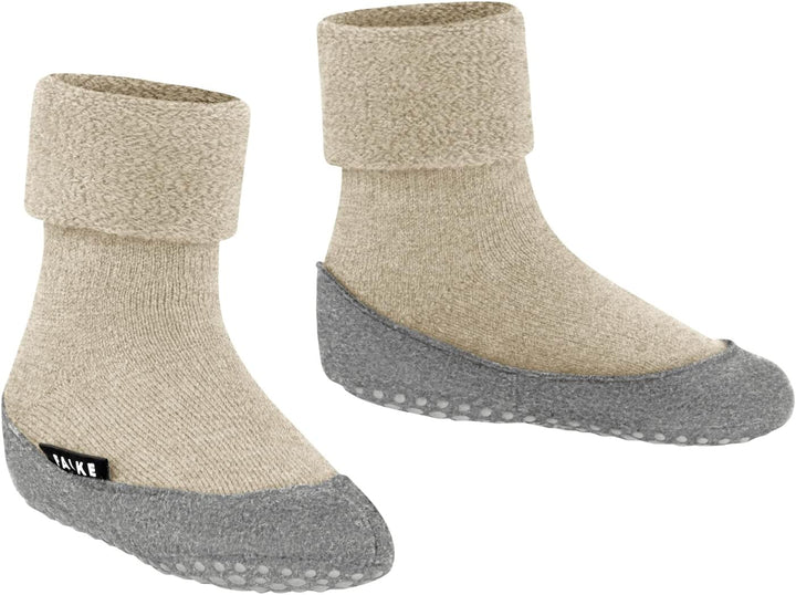 FALKE Unisex Kinder Cosyshoe Haussocken rutschhemmende Noppen auf der Filzsohle komfortabel warm mit