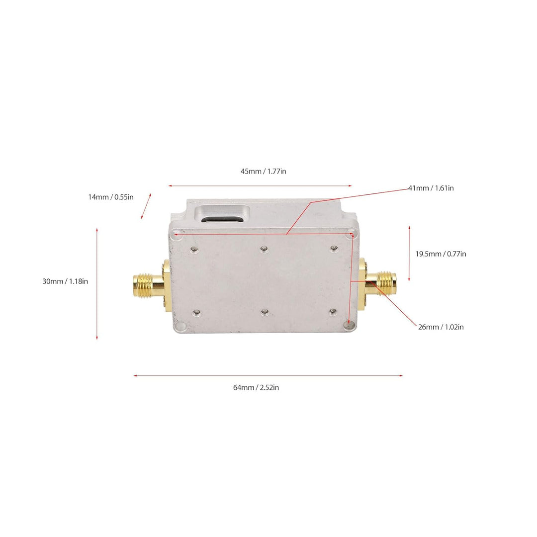 HF-Verstärker 40DB Hohe Verstärkung 10M Bis 6 GHz Breiter Rauscharmer Breitbandverstärker Übertragun