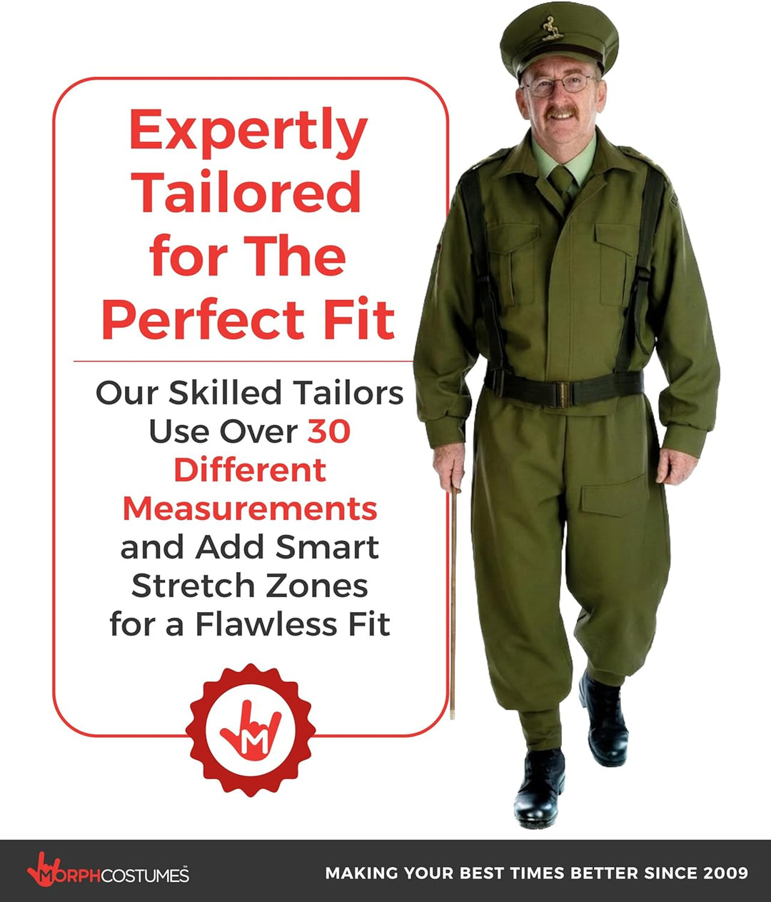 Fun Shack Militär Kostüm Herren, Militär Uniform Herren, Militär Anzug Herren, Kostüm Herren Army, S