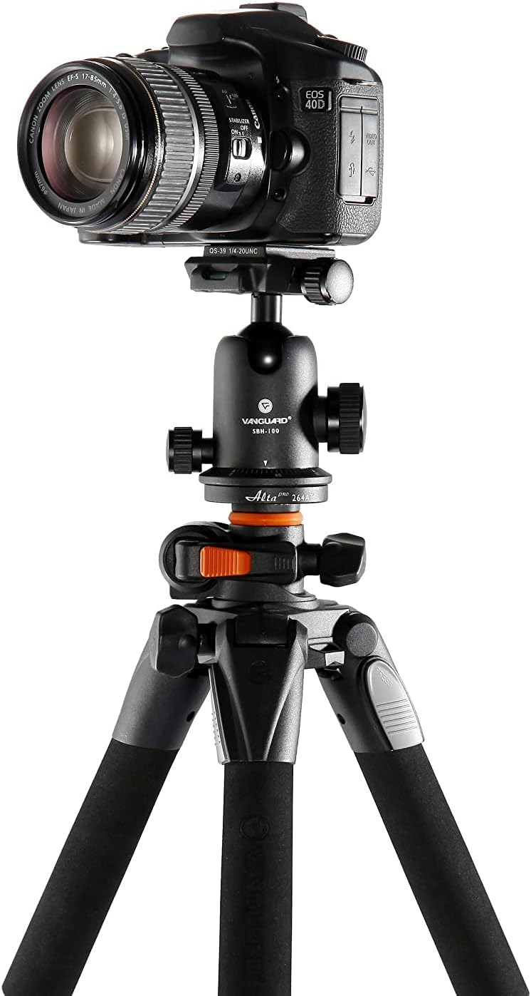 Vanguard Alta Pro 263AB 100 - Stativ mit Kugelkopf mit Mittelsäule Mit Kugelkopf SBH-100, Mit Kugelk