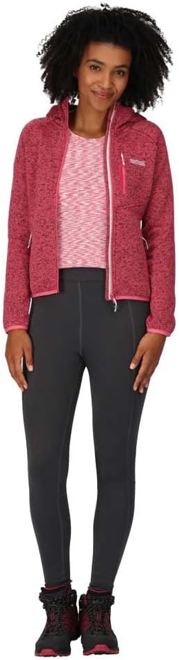 Regatta Damen Women's Newhill Hooded Fleece Jacket Fleecejacke 42 Fruit Dove, 42 Fruit Dove